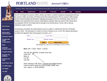 Tablet Screenshot of portlandassessor.com